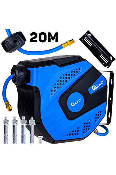 GEKO Rolă pneumatică pentru furtun, 20 m, 8 x 12 mm, G03192