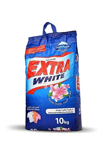 EXTRA WHITE Laundry washing powder for all types of clothes, with rose scent,...