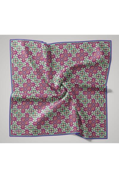 Silk Home Mosaic Pattern Soft Cotton Scarf