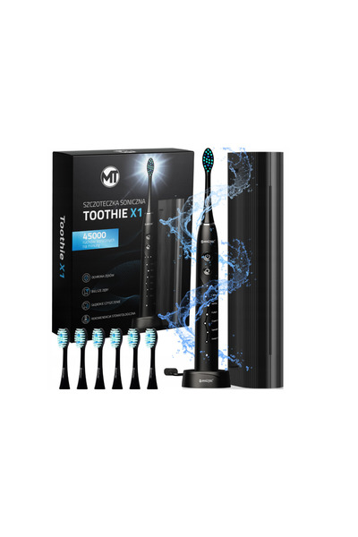 MalTec Periuță de dinți sonică PixieDent ONYX Set cu 6 capete de schimb