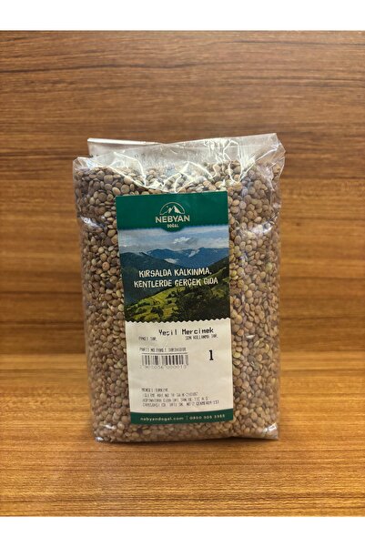 NEBYAN DOĞAL Nebyan Doğal Yeşil Mercimek, 1 Kg
