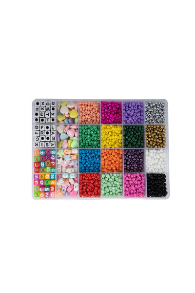 MalPlay Set de mărgele pentru brățări, 4000 de elemente, 109888