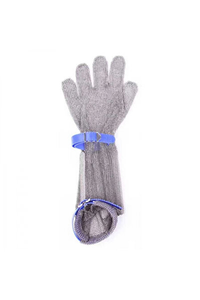artizanmutfak Çelik Eldiven Uzun 19 cm Mavi (M) (EL-19M)