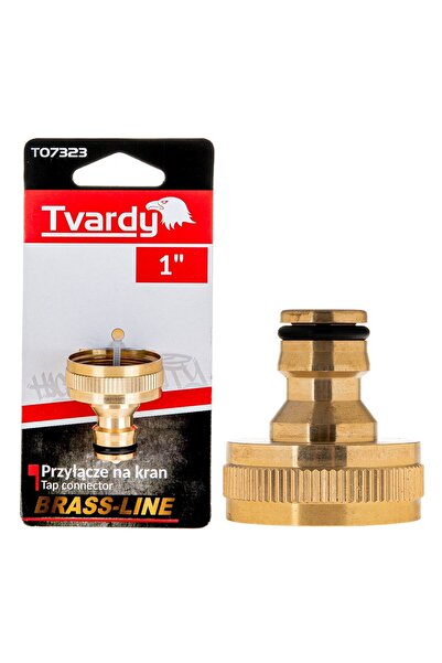 Tvardy Conector robinet alamă 1", T07323