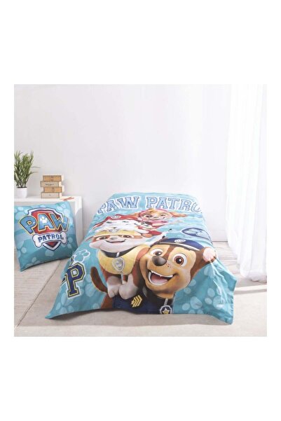 PAW PATROL Bedding set, 100% cotton, 2 pieces, 140x200 cm, 65x65 cm, blue, Happy, Paw Patrol