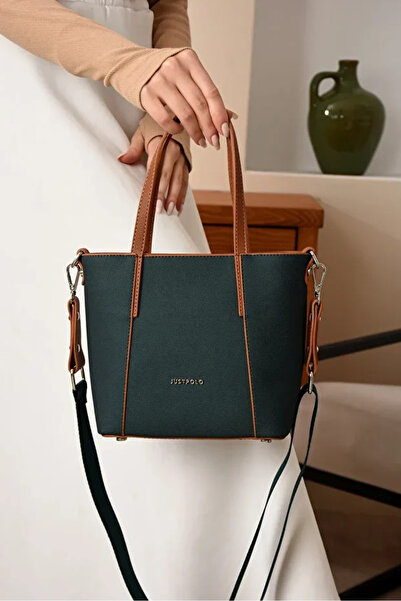 Just Polo Women's Medium Size Adjustable Strap Luxury Hand and Shoulder Bag S...