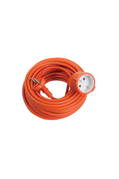 MAKALON Cablu prelungitor portocaliu, 10m 2x1mm²,