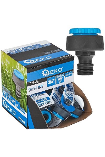 GEKO Set racord robinet 3/4" cu reducție de 1/2" Sky-Line, 30 buc, G72946A