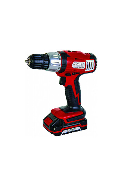 Raider Mașină de găurit fără fir 1250 rpm 18V 1.5Ah 26Nm + accesorii, 030145