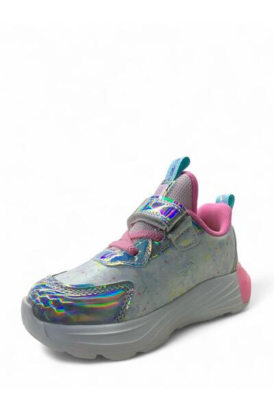 pepino 1986 Orthopedic Girls' Preschool Silver Light Sneaker