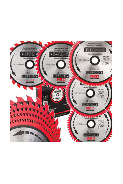 Red Technic Set lame circulare pentru ferăstrău, 255 x 30 mm, tăiere 2,8 mm, ...