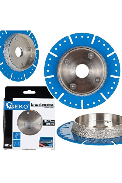 GEKO Disc diamantat pentru tăierea țevilor din PVC, 125 mm, G78341
