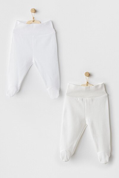 andywawa Unisex Baby 2-Piece Booties Bottom Ecru-White Ac25902