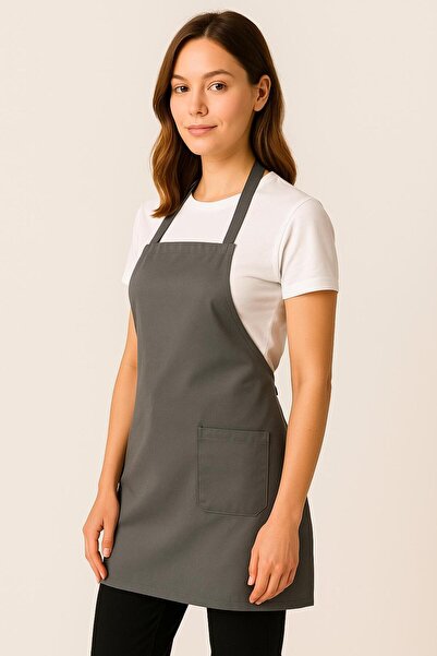 GTB BUTİK Kitchen Apron Stain Resistant Gabardine Cook Chef Kitchen Apron Unisex