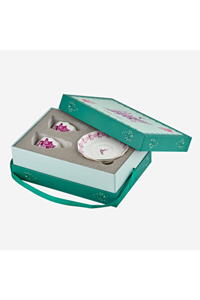 CHIARA ALESSI Primavera Pembe Porselen Kahve Fincan Seti 85 Ml