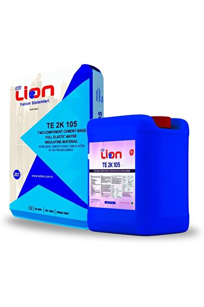 isolion TE 2K 105 İki Bileşenli Çimento Esaslı Tam Elastik Su Yalıtım Malzemesi