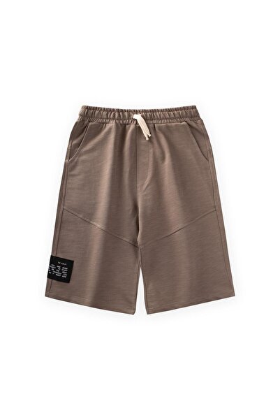 Cigit Pocketed Capri Pants 8-12 Years Old Mink