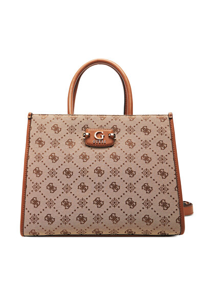 Guess Γυναικεία Τσάντα Χειρός Μπεζ HWJP9654220