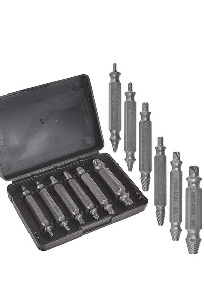 Keltin Set extractoare duble pentru suruburi rupte, 6 elemente, K00093