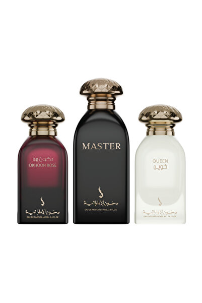 dkhoon alemiratia طقم ماستر من دخون الاماراتية 3قطع