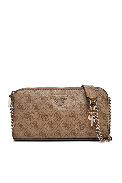 Guess Γυναικεία Τσάντα Χειρός Μπεζ HWESG951012