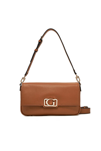 Guess Γυναικεία Τσάντα Χειρός Καφέ HWBG9642190