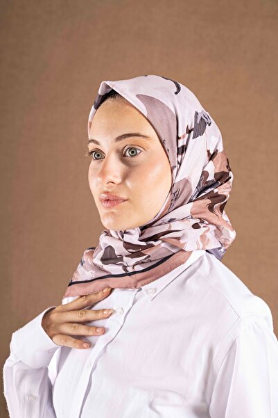 Akel Decode Scarf Floral Pattern