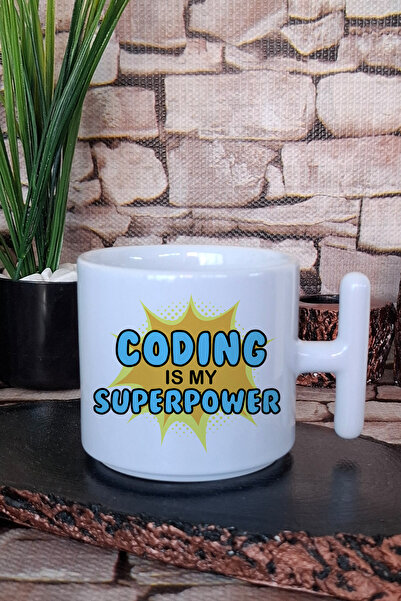 giftkonsept Coding Is My Superpower Printed Software Developer Gift Printed T...