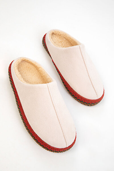 SOHO Beige Suede Women's House Slippers 20873