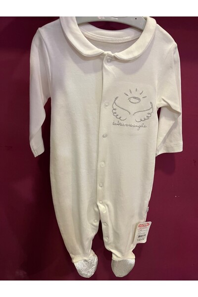 Bebetto Combed Cotton Angel Wing Booties Jumpsuit