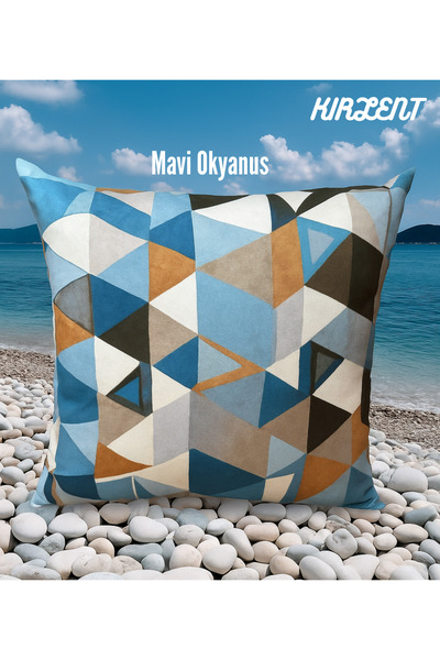 Dekoratif Kırlent Kılıfı (43x43 cm)– 1. Kalite İthal Kumaş, Gizli Fermuarlı (3 Farklı Model)