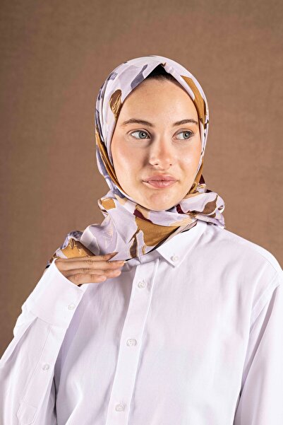 Akel Decode Scarf Floral Pattern