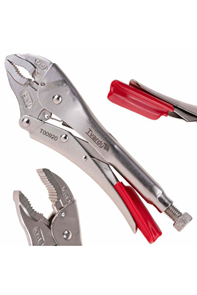 Tvardy Clește curbat cu autoblocare, 10", 250 mm, T00920