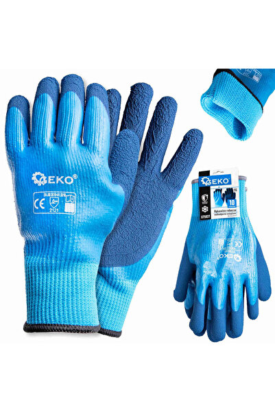 GEKO Mănuși de lucru izolate impermeabile, mărimea 10, G75037