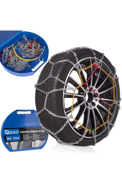 GEKO Lanțuri de zăpadă pentru roți, KN140 3,5 / 12 mm, G73879