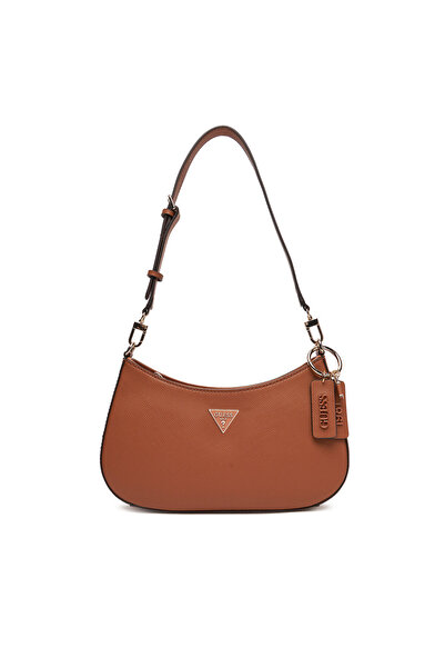 Guess Γυναικεία Τσάντα Χειρός Καφέ HWZG9672180