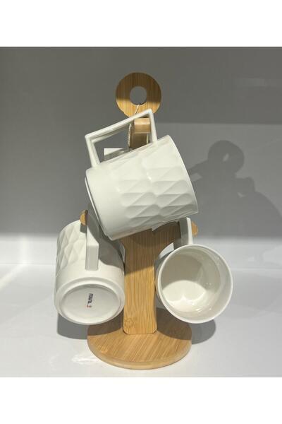 Tutku BAMBU ASKILI PORSELEN KUPA