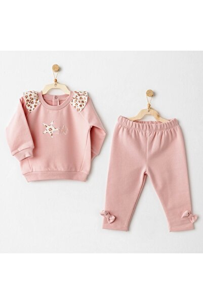 andywawa Ac26235 Little Leopard 2-Piece Set Pink