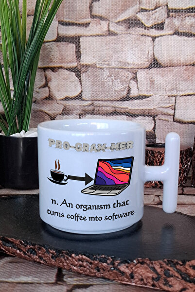 giftkonsept Computer Programmer Software Engineer Dictionary Printed Gift t Handle Latte Cup Mug