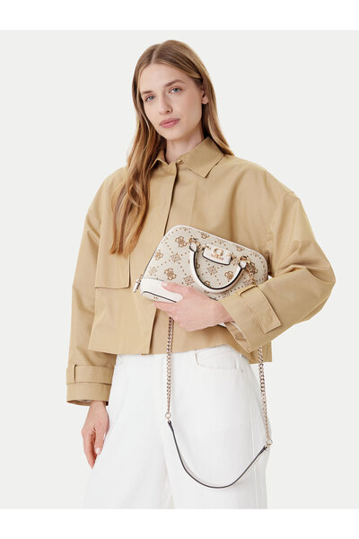 Guess Γυναικεία Τσάντα Χειρός Μπεζ HWCP9654050