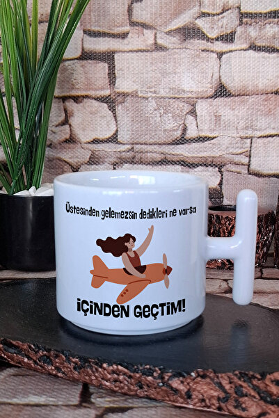 giftkonsept كوب قهوة لاتيه مطبوع عليه عبارة 'لم تكن هناك ما يمنع' مع مقبض على...