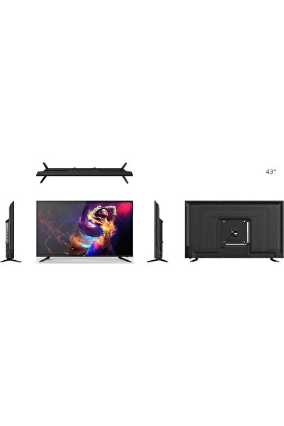 arrqw 43 Inch TV Standard HD LED - RO-43LP