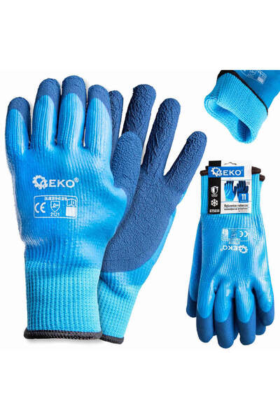 GEKO Mănuși de lucru izolate impermeabile, tricotate, mărimea 11, G75038