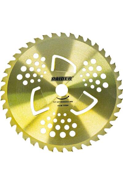 Raider Garden Tools Lama motocoasa pentru iarba 40T si buruieni 3T, 255 x 25....