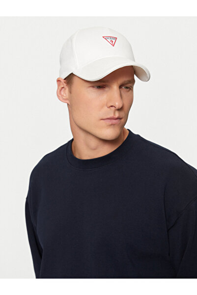 Guess Ανδρικό Καπέλο Μπέιζμπολ Λευκό M3YZ22WBN60