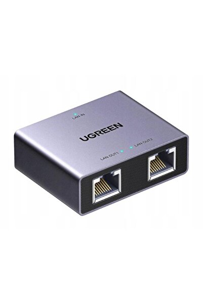 Ugreen Διακλαδωτής Retea NW301, 3 x RJ45 - 1 x USB-C, Γκρι