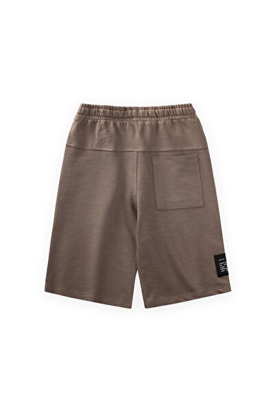 Cigit Pocketed Capri Pants 8-12 Years Old Mink