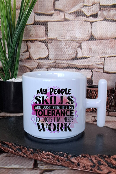 giftkonsept My People Skills Are Fine, Idiot Tolerance Needs Work Gift Printe...