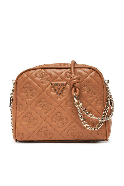 Guess Γυναικεία Τσάντα Χειρός Καφέ HWQL9658140