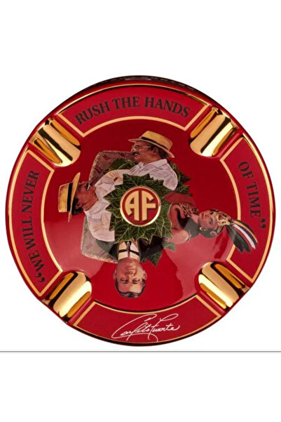 Arturo Fuente Hands of Time Quadruple Ceramic Ashtray - Red
